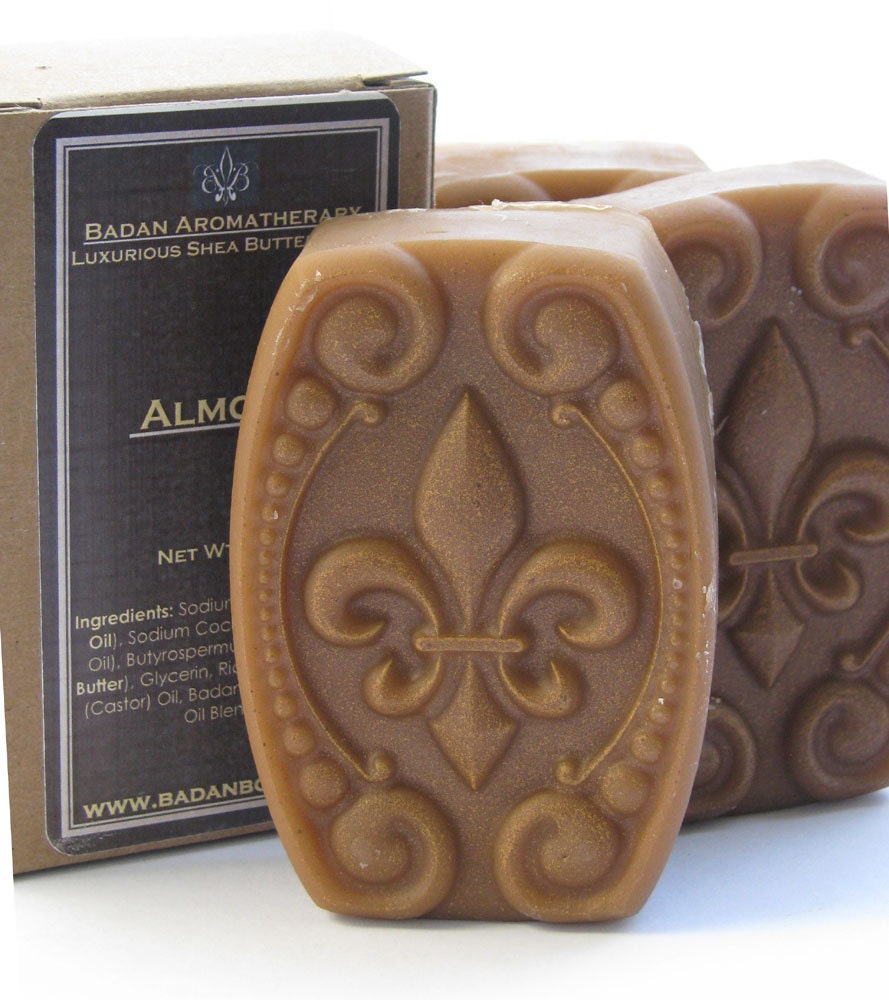 Handmade Almond Soap: Organic Shea Butter & Almond Oil Enriched