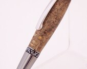 Amboyna Burl Wood Elegant Beauty Ballpoint Pen (Handmade in USA)