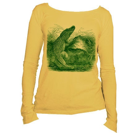 THE COLOR MANGO - Organic Cotton Long Sleeve Scoop Neck Tshirt - Pick your design - Hand-Dyed