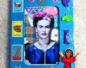 Frida Kahlo Loteria Milagros Divine Child Latina frame