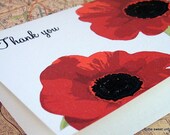 Thank You Notes - Red Poppy Cards