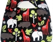 Red Zoology Soak Proof Baby/Toddler Bib