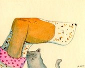 Original ACEO Painting -- Love