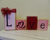 Love Valentine Blocks
