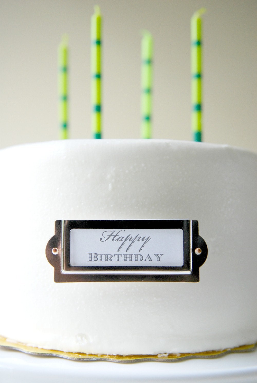 The Cake Label (Customizable Cake Topper)