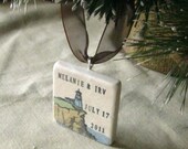 Lighthouse Christmas Ornament, including Gift Box