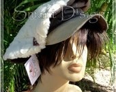 Hat beret for a warm and great look - OOAK - fancy beret