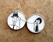 Ernest and Eloise play telephone // pendant set