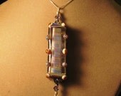 Whirled Peas - Looking Glass Pendant - Purple Haze