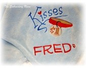 Embroidered Dog Blanket - Kisses For a Dollar