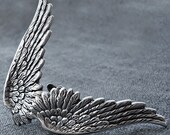 Silver Wing Earrings - Dark Angel Earrings
