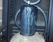 RAVEN'S FLIGHT black soy pillar candle - for empowerment and spellwork