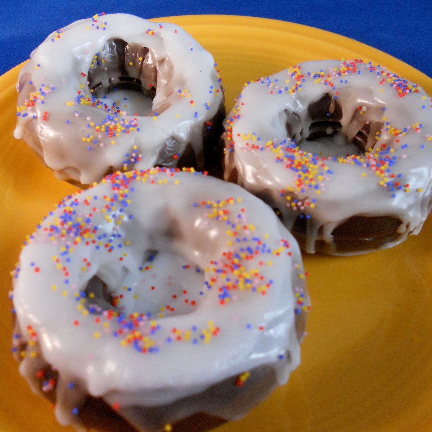 Chocolate Donut Soap with Sprinkles