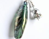 Mystic Forest Green Lampwork Bead Build A Pendant Charm