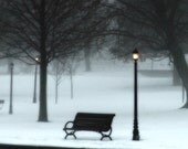 Winter Park at Dark 10x10 print
