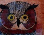 Owl Panel Drawing