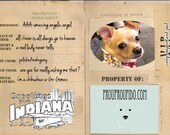 FREE custom pet profile portrait pet passport