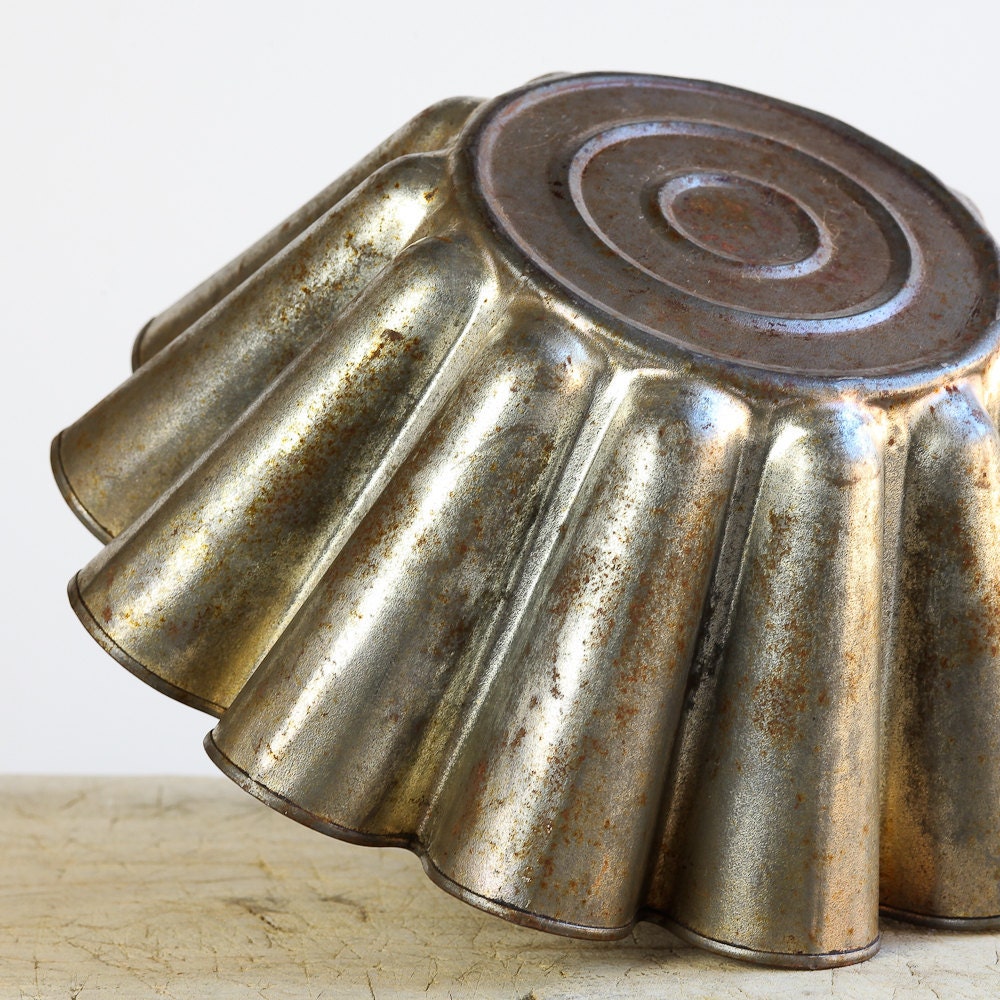 Vintage French Baking Tray or Pan : Cake Mold or Form