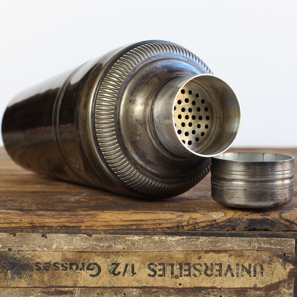 Vintage French Silver Cocktail Shaker : Maker