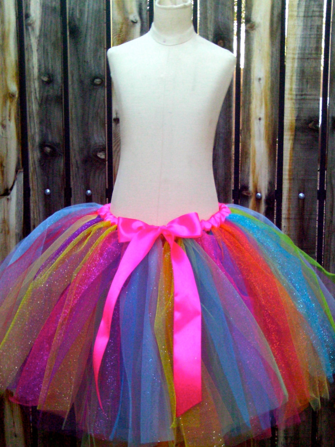 Glitzy Glam Birthday Girl Tea Party Tutu, Child Size 8/10