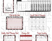 All in One - Family Planner - (24 pages) PDF Printable Files