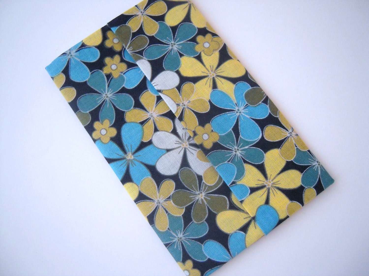 Tissue Case/Blue And Yellow Flower