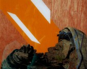 Funky Cosmonaut Wood Panel