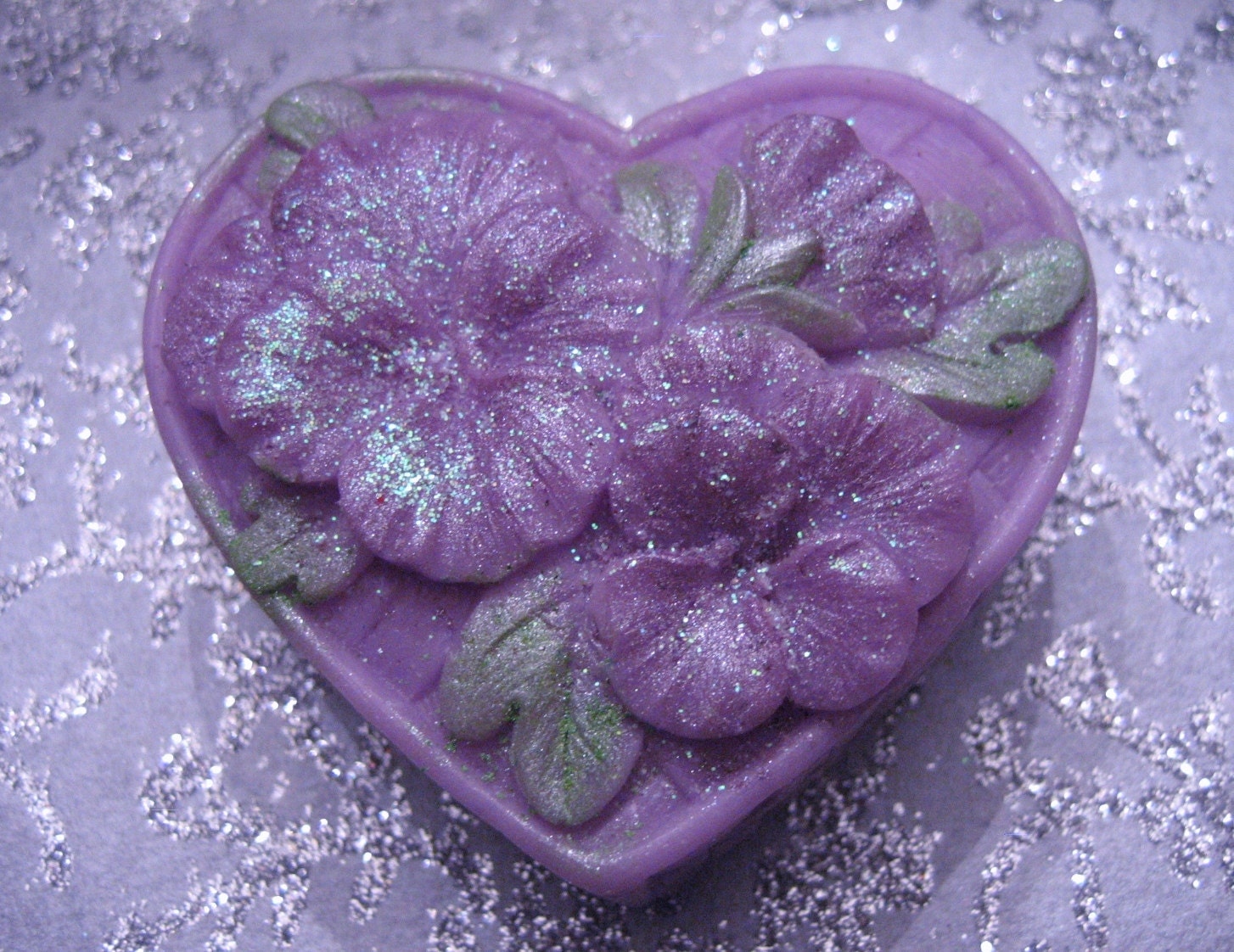 Purple Pansy - Pansy Soap -  Pansies  - Organic Soap - Vegan Soap - Glycerin Soap -  Moisturizing Soap -  Soap Bar -   Pansy Scent