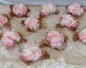 Wedding Flower Place Card Holder Or Decoration Set of 10 by My Broken Art on Etsy