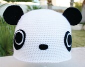 Tarepanda -ish Hat: Kawaii San-X Japanese Panda Crochet Beanie Hat