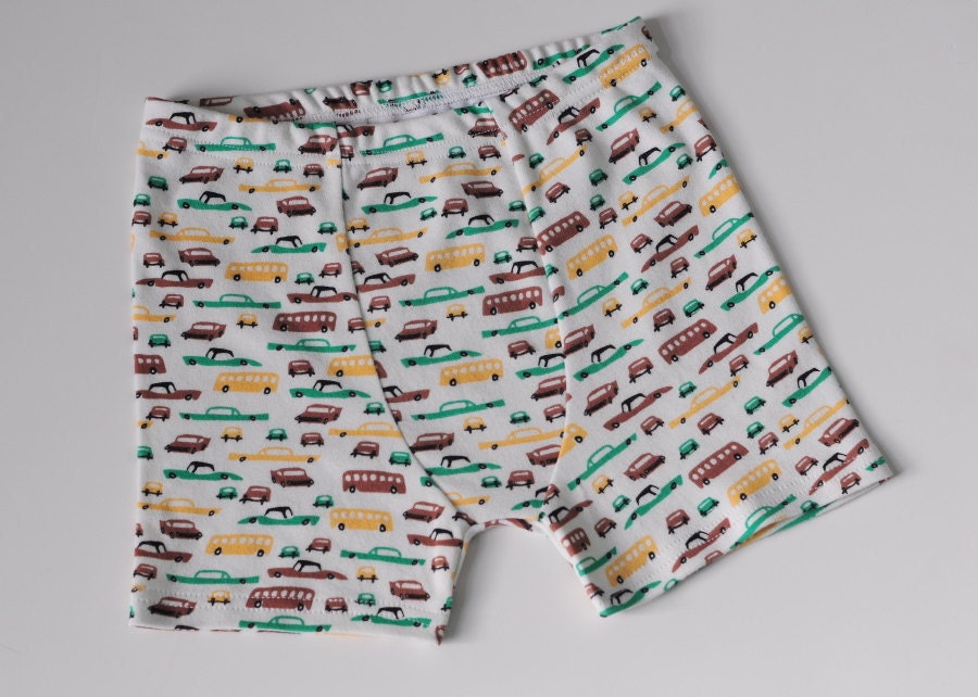Vintage Vehicles boxer briefs, size 7/8