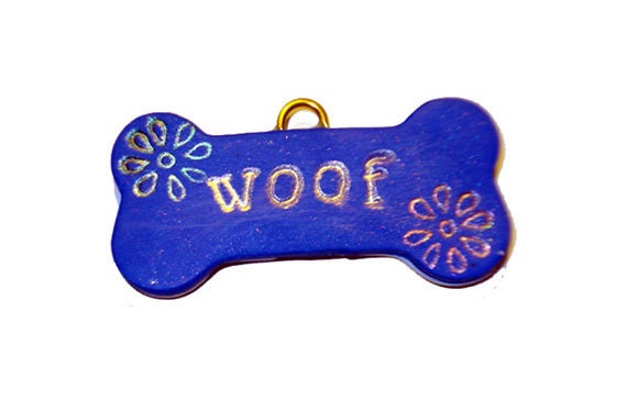 Bone Cute Words Pet ID Tag