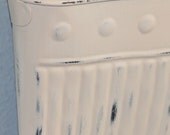 Shabby chic organizer tins to hang on the wall for home office or studio