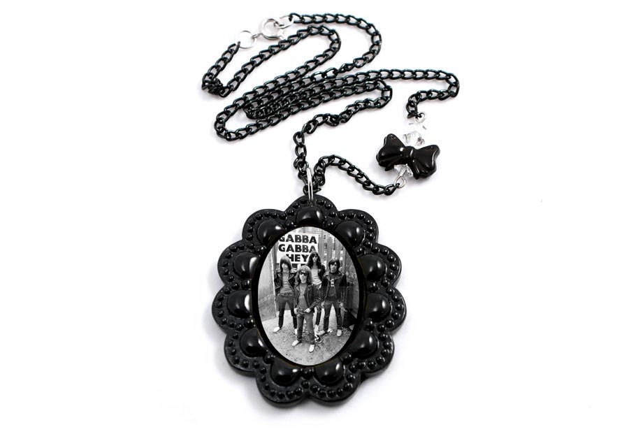 Ramones Custom Resin Pendant Necklace