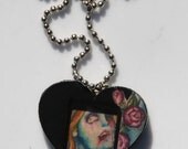 My Zombie Valentine Zombie Heart Shadowbox Necklace