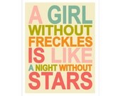 GIRL QUOTE 11x14 inch print by Finny and Zook