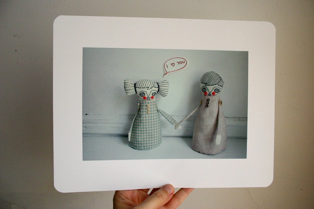 She loves you  (photographic print)