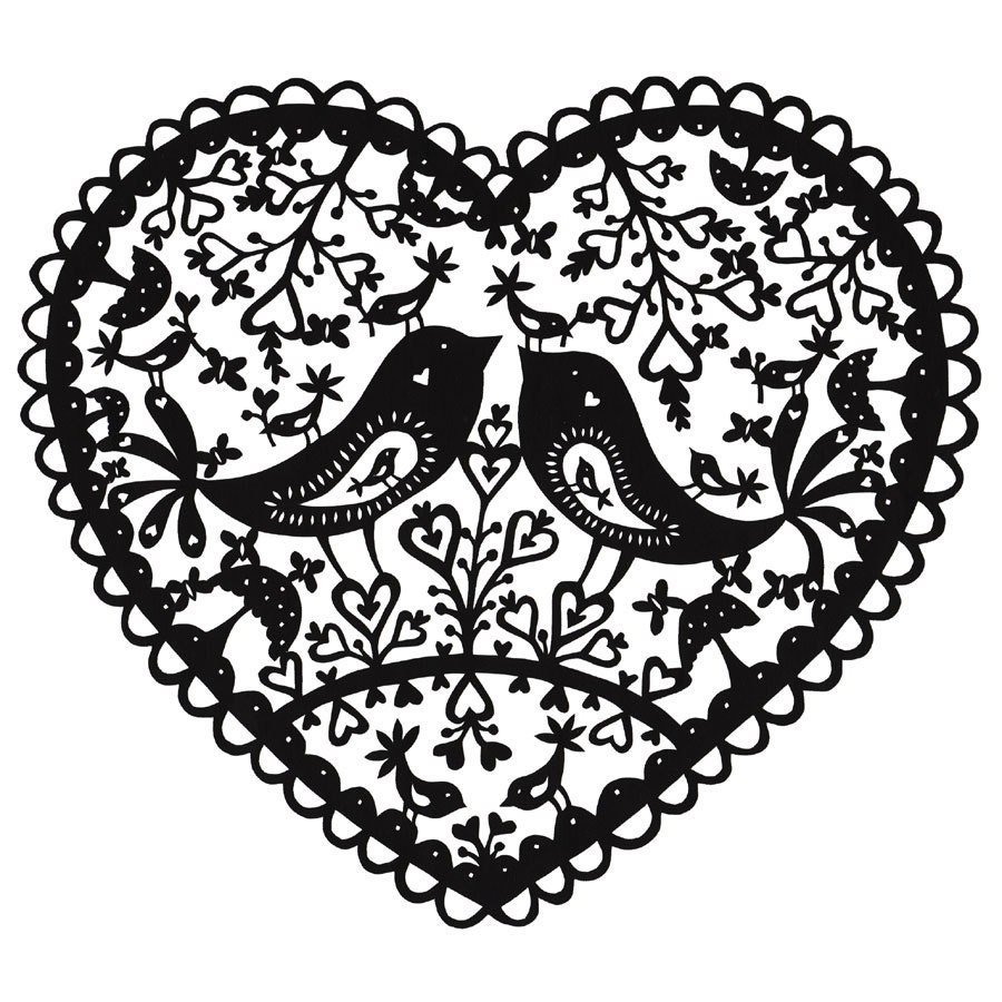 Love Birds - PRINT 17cm x 19.5cm