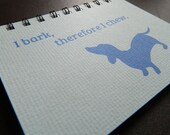 Spiral note book - dog philosophy (WG703)