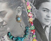 Frida in Black and White with Color Of Course Tag Free Shipping US and Canada