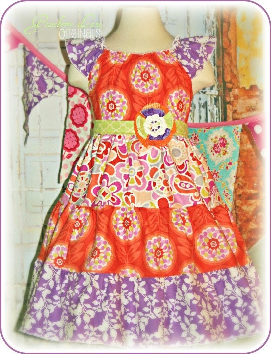 Gooseberry Lane Originals Summer Josie Dress Size 12 months to 5/6