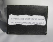 Valuable Comments ID,Bus or Metro Pass,Library CardHolder / Wallet