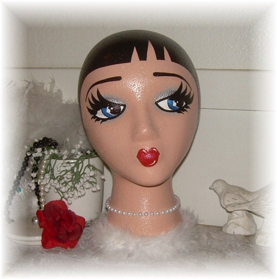 Landfill Ladies - Hand Painted Mannequin Display Head / Style C