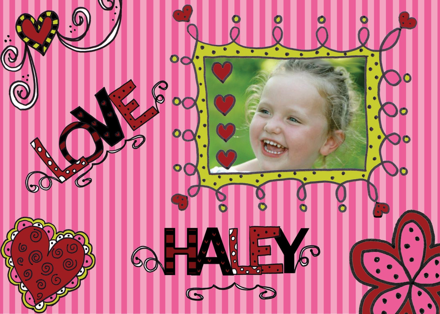 Custom Photo Valentines Card