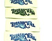 Thank You  4 Thank You Magnets Stoneware