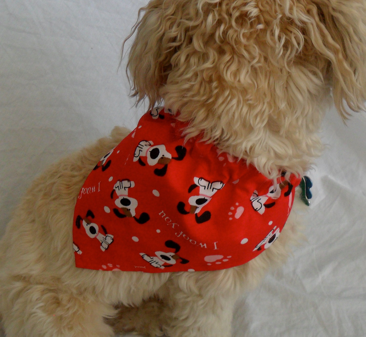 Extra Small Dog Red Bandana