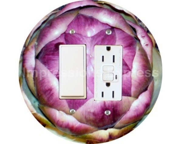 Artichoke Double Rocker Switch and GFI Outlet Plate Cover
