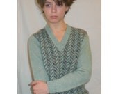 Irish Sea Foam Green Sweater