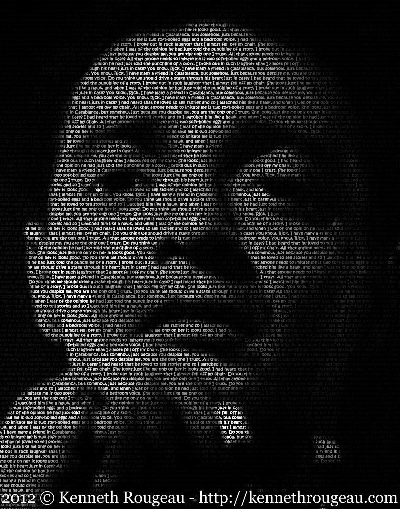 Peter Lorre - 11x14 Typographical Portrait Fine Art Print