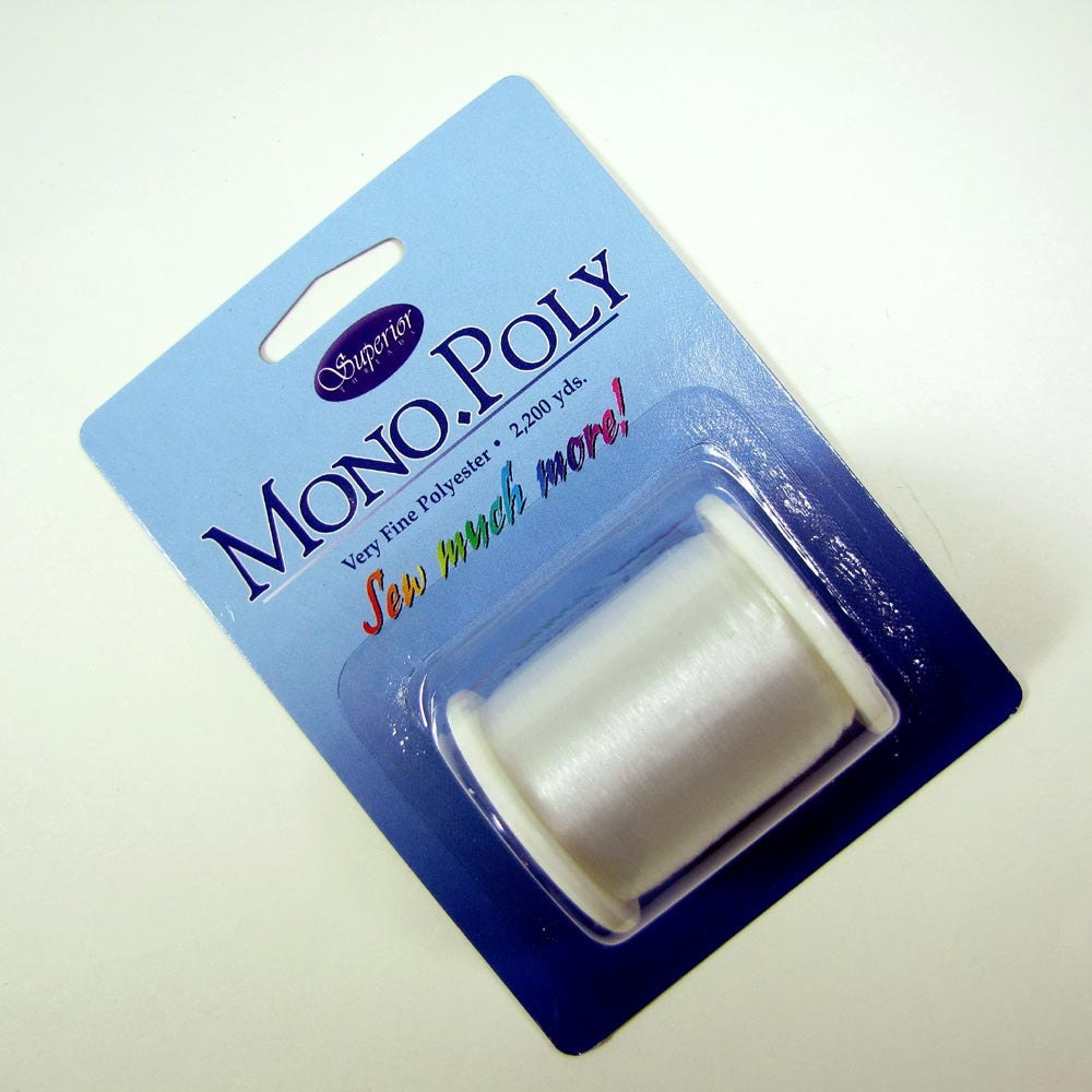 MonoPoly Invisible Polyester Clear Thread by Superior Threads